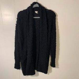 Anthropologie long thread sweater cardigan